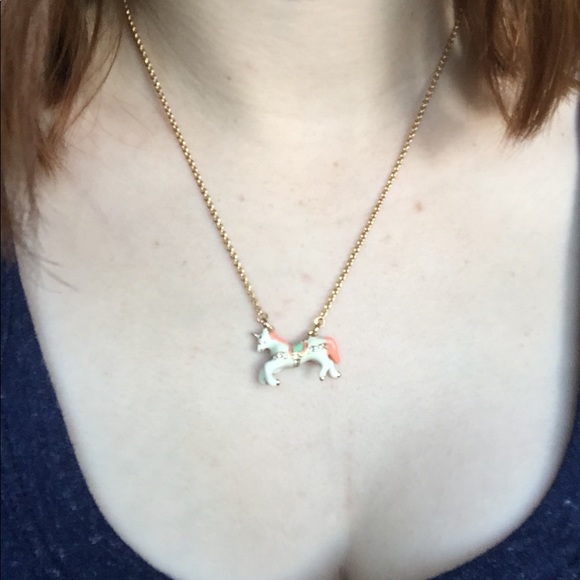 Kate Spade Carousel Horse Necklace 